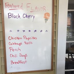 Granny Joe’s Ice Creamatorium menu 2